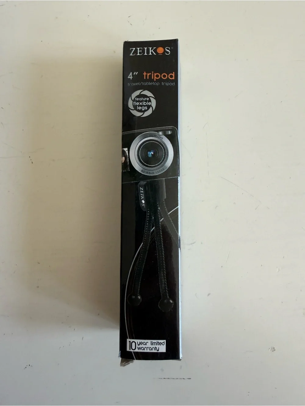 Zeikos 4” Flexible Travel Tabletop Tripod ZE-TR5A New